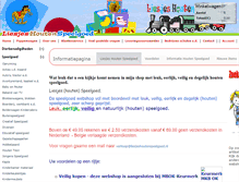 Tablet Screenshot of liesjeshoutenspeelgoed.nl